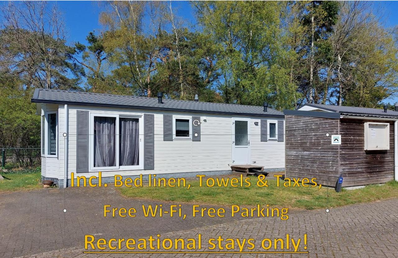 Ruim En Gezellig Chalet Voor 2 Personen Op De Veluwe Recreatiepark De Oude Driest Putten Eksteriør bilde
